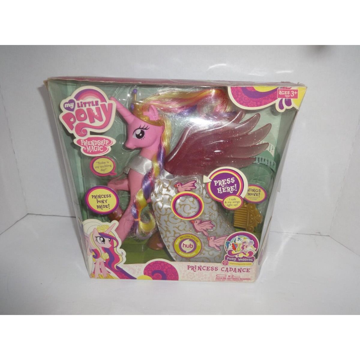 MY Little Pony Talking Princess Cadence Wedding Day Wings Light Up