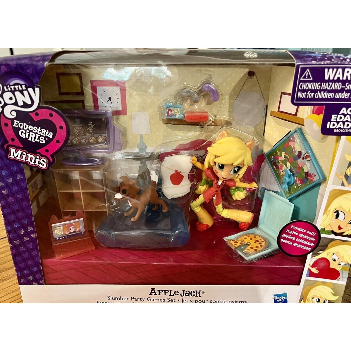 My Little Pony Equestria Girls Minis - Apple Jack Slumber Party Games Set