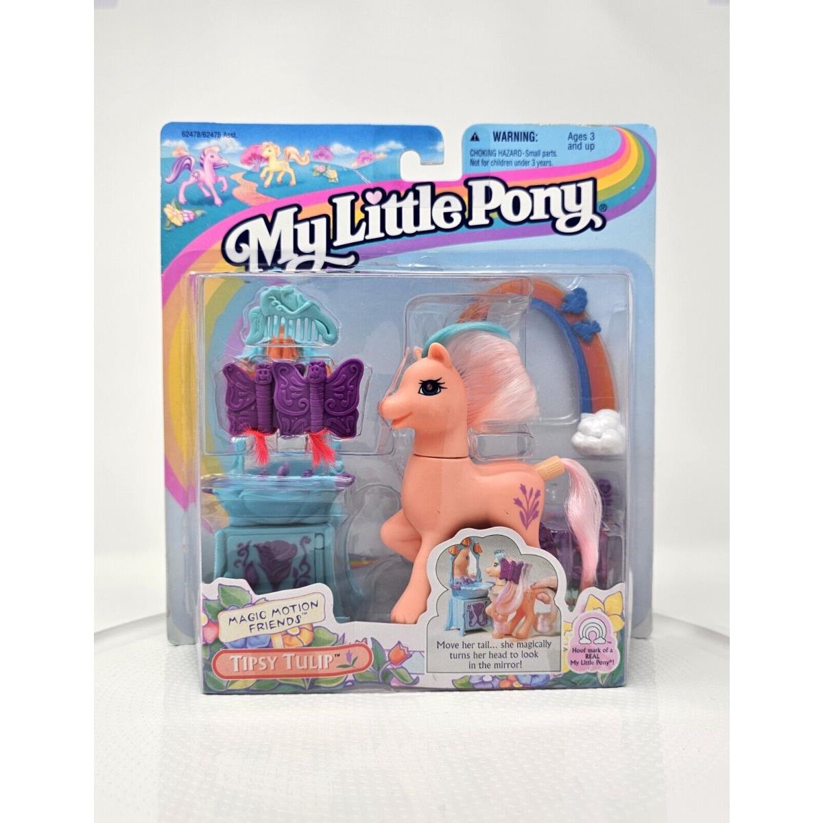 My Little Pony Mlp G2 Magic Motion Friends: Tipsy Tulip - Moc Hasbro 1997