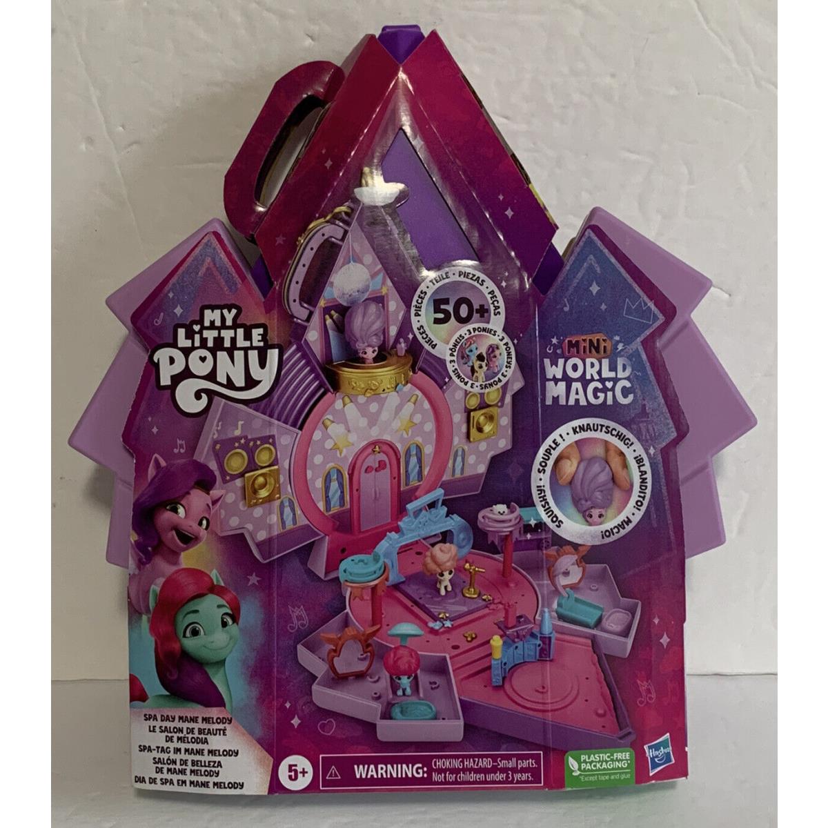 My Little Pony Mini World Magic - - Spa Day Mane Melody 3 Exclusive Minis