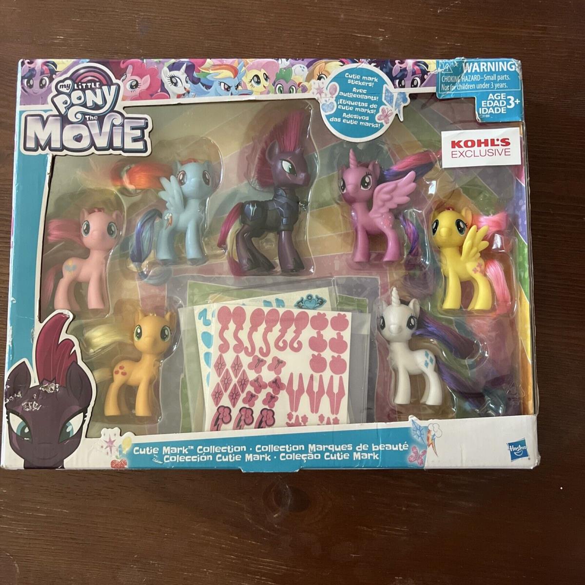 My Little Pony The Movie Cutie Mark Collection Exclusive Figure 7-Pack Set