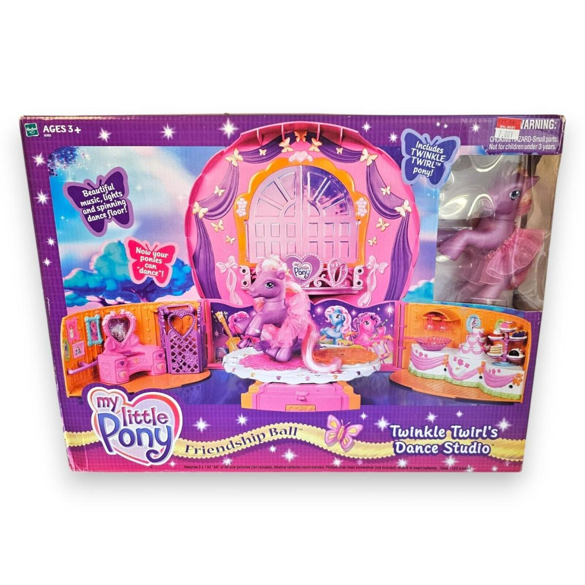 Hasbro My Little Pony Friendship Ball Twinkle Twirls Dance Studio Mlp 2003