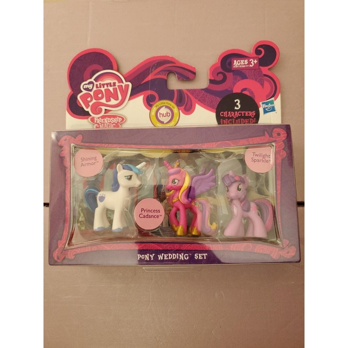 MY Little Pony Friendship IS Magic Pony Wedding Pvc Mlp Figure Set