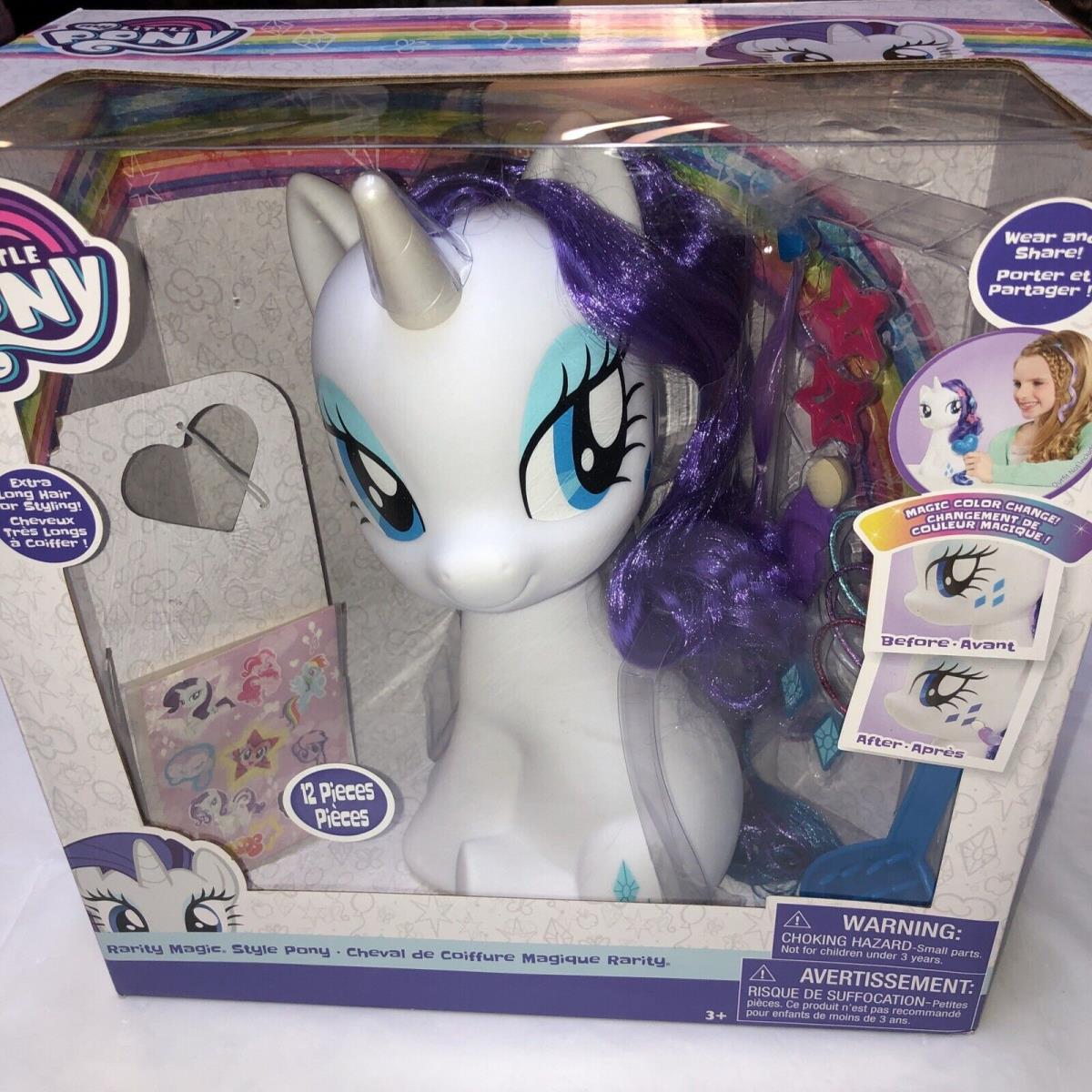 My Little Pony Rarity Magic 12pc Styling Doll with Hair Accessories