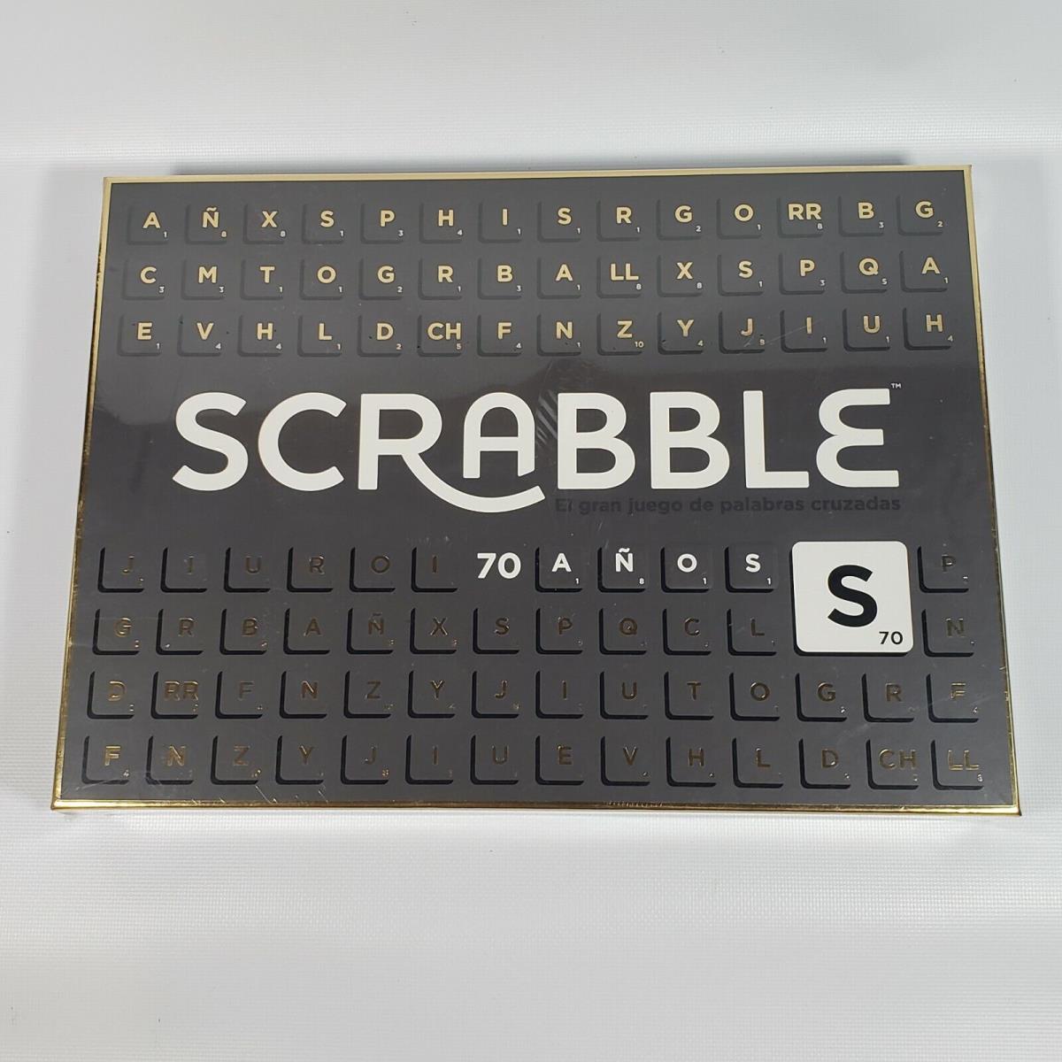 Scrabble 70TH Anniversary Spanish Edition Mattel Board Games