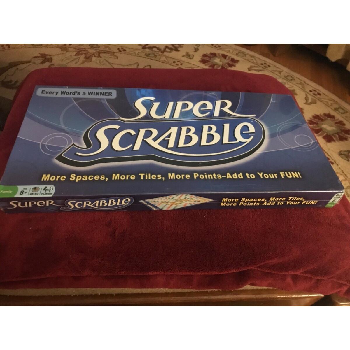 Super Scrabble- 2011- Sealed- Hasbro