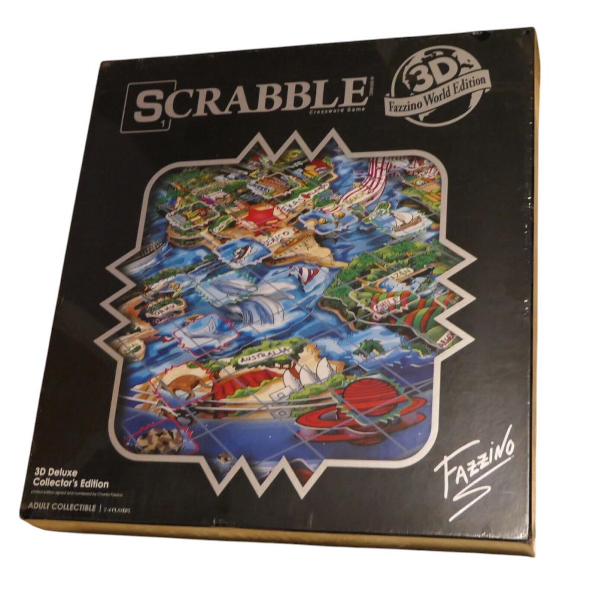 Charles Fazzino 3D Scrabble Deluxe Collector`s Edition