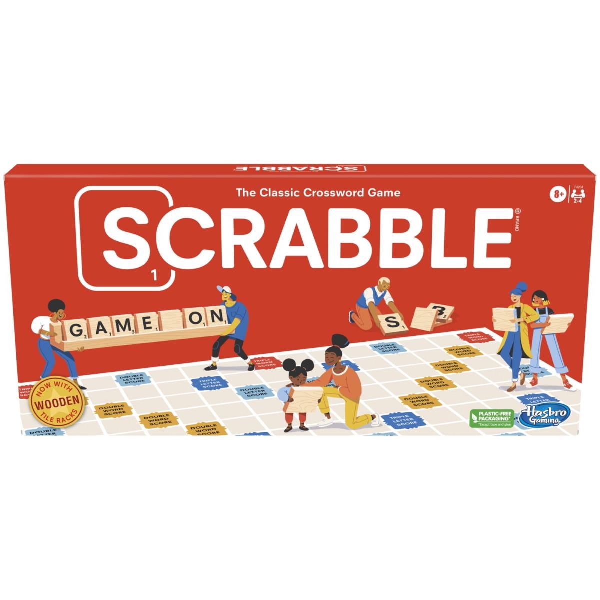 Scrabble Kids Board Game 2-4 Players Family Games Back to School Ages 8 Plus