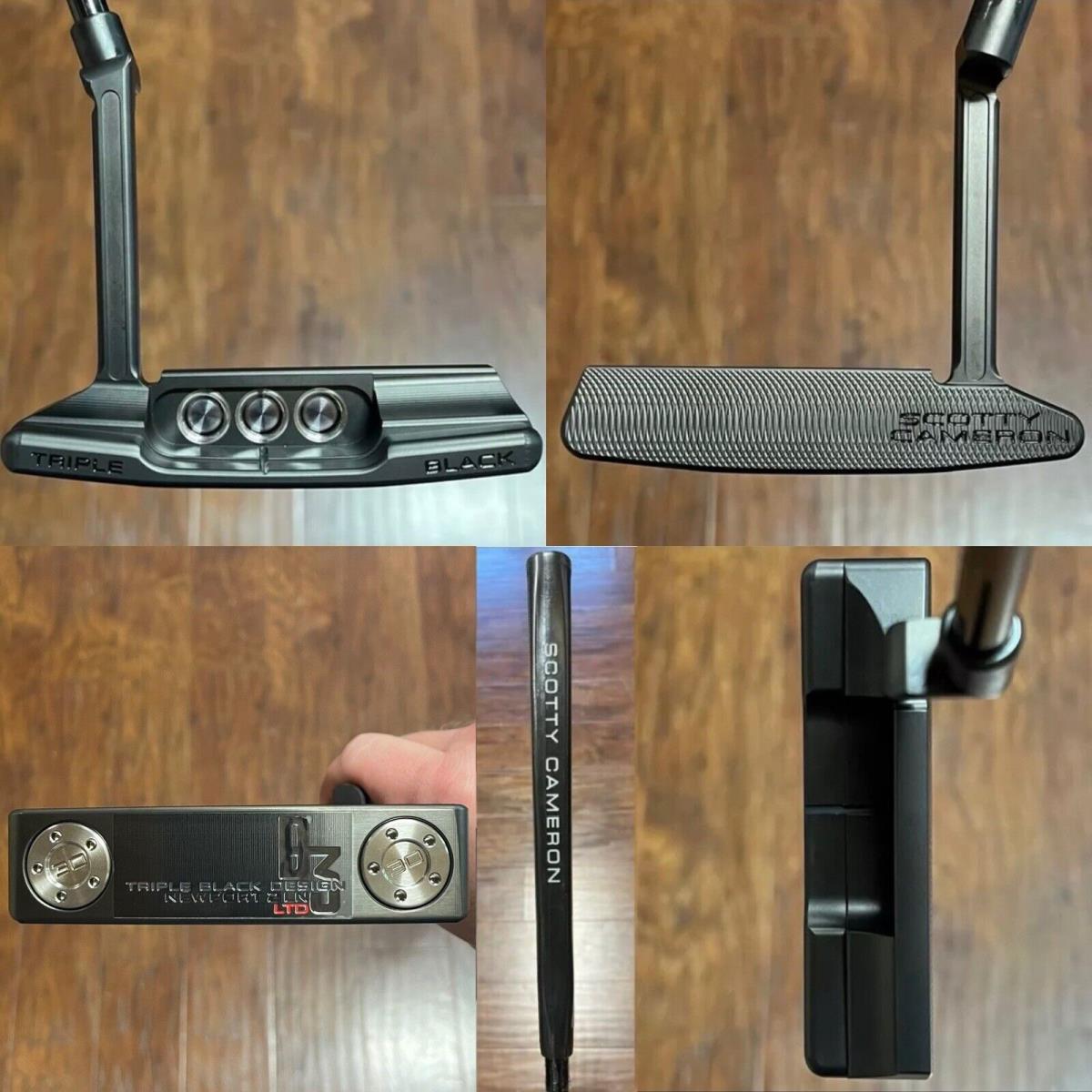 Scotty B3 Triple Black Ltd Newport 2 Long Neck Cameron B3 Triple Black Ltd Port 2 Long Neck Putter W/ HC - - 35