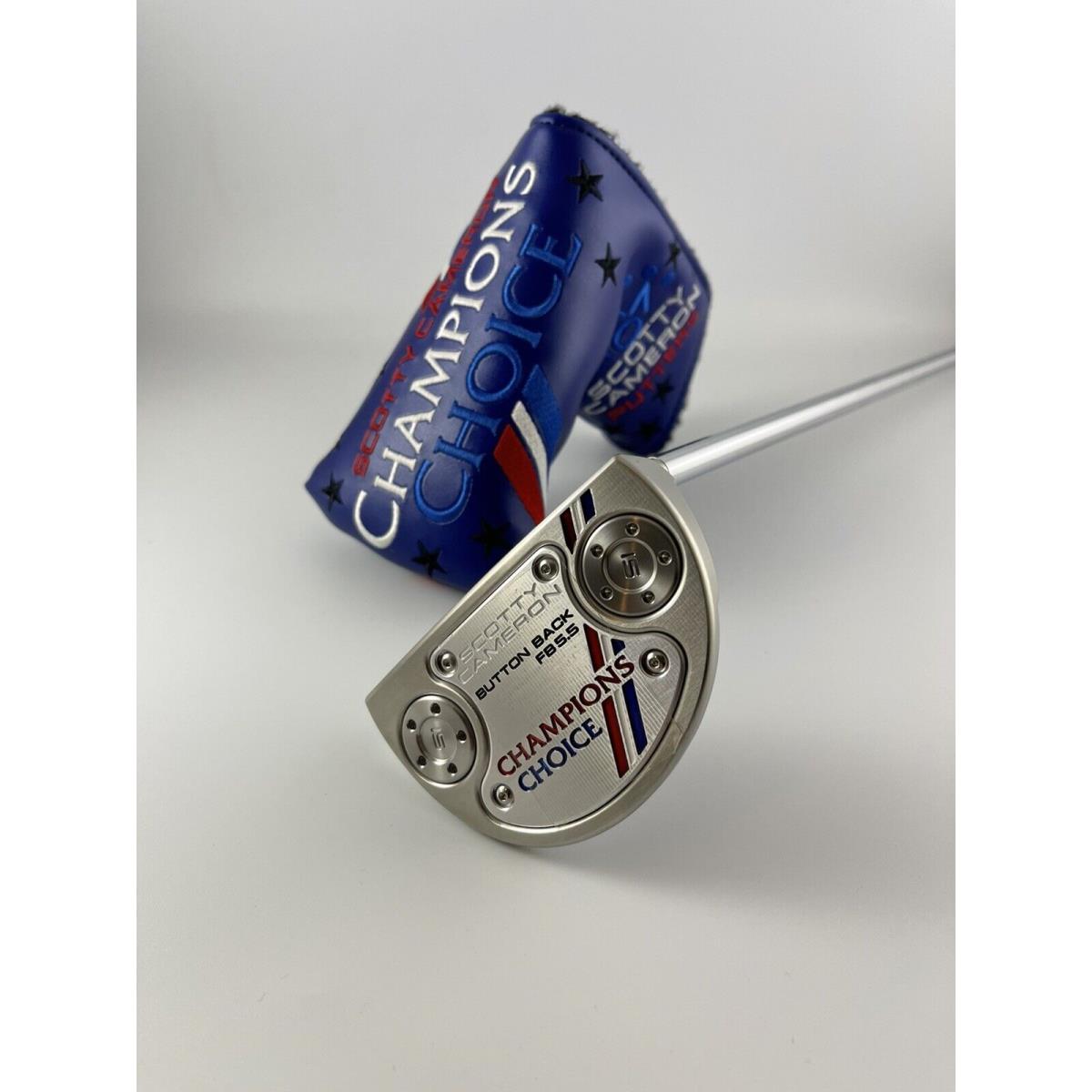 Scotty Cameron Champions Choice FB 5.5 Limited Edition Flow Button Back 34