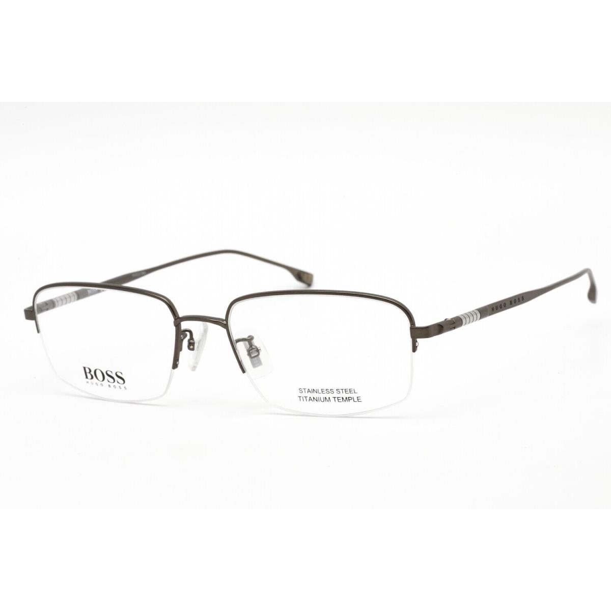 Hugo Boss HB1298F-R80-56 Eyeglasses Size 56mm 18mm 145mm Ruthenium Men