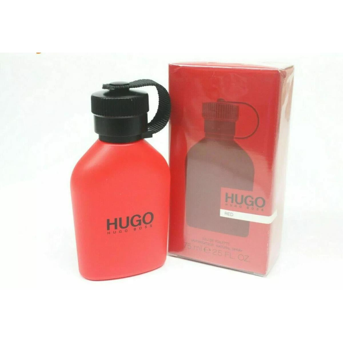 Hugo Red For Men By Hugo Boss Eau de Toilette Spray 2.5 fl oz/75 ml -sealed