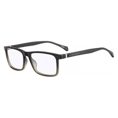 Boss 1084/it Eyeglasses Men Gray Brown Pattern Rectangle 56mm