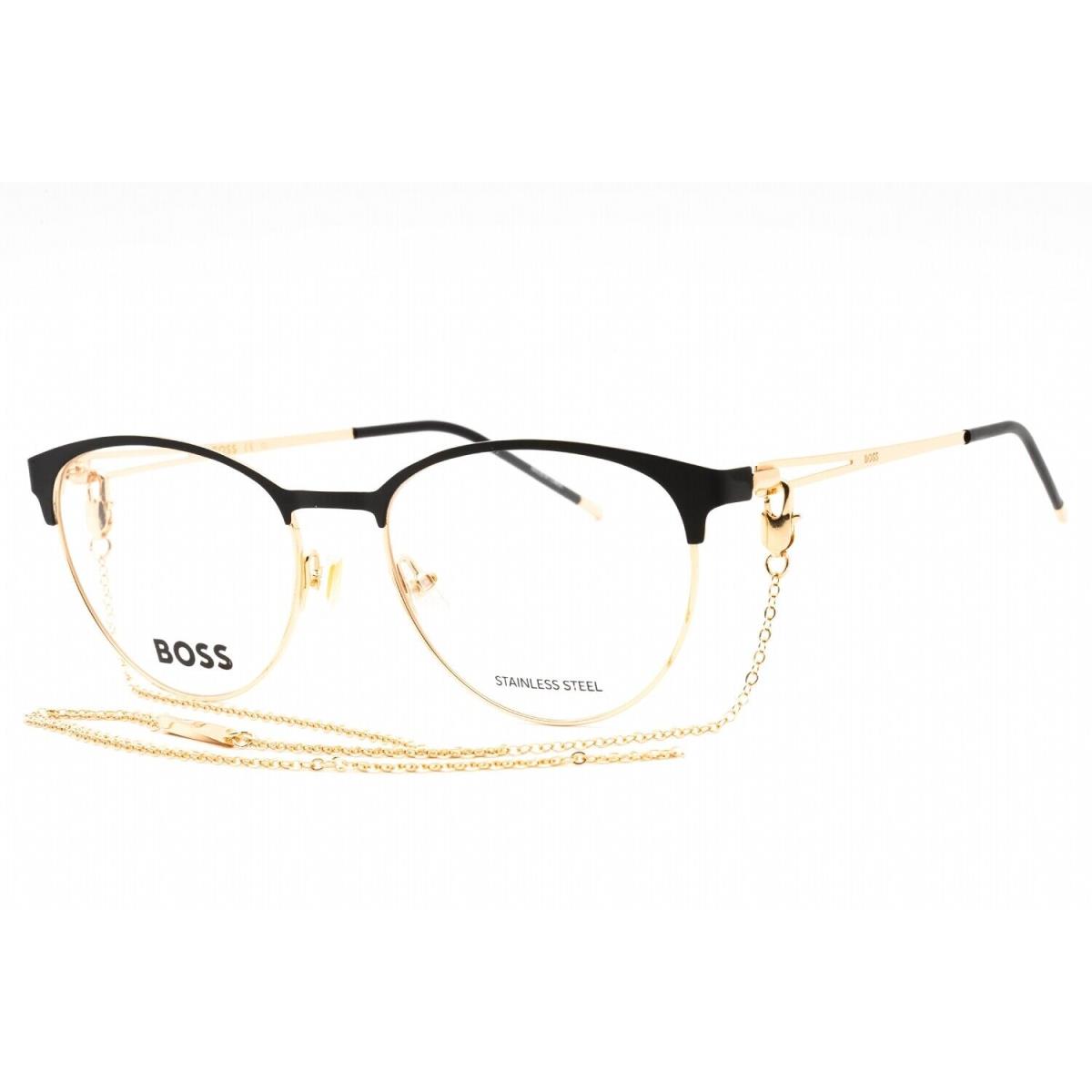 Hugo Boss 1460 2M2 Eyeglasses Black Gold Frame 52 mm