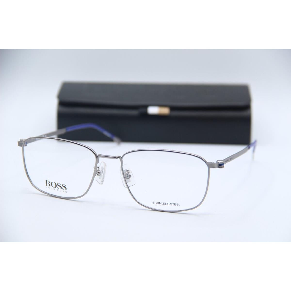 Hugo Boss 1362/F R81 Silver Purple Eyeglasses W/case 56-17