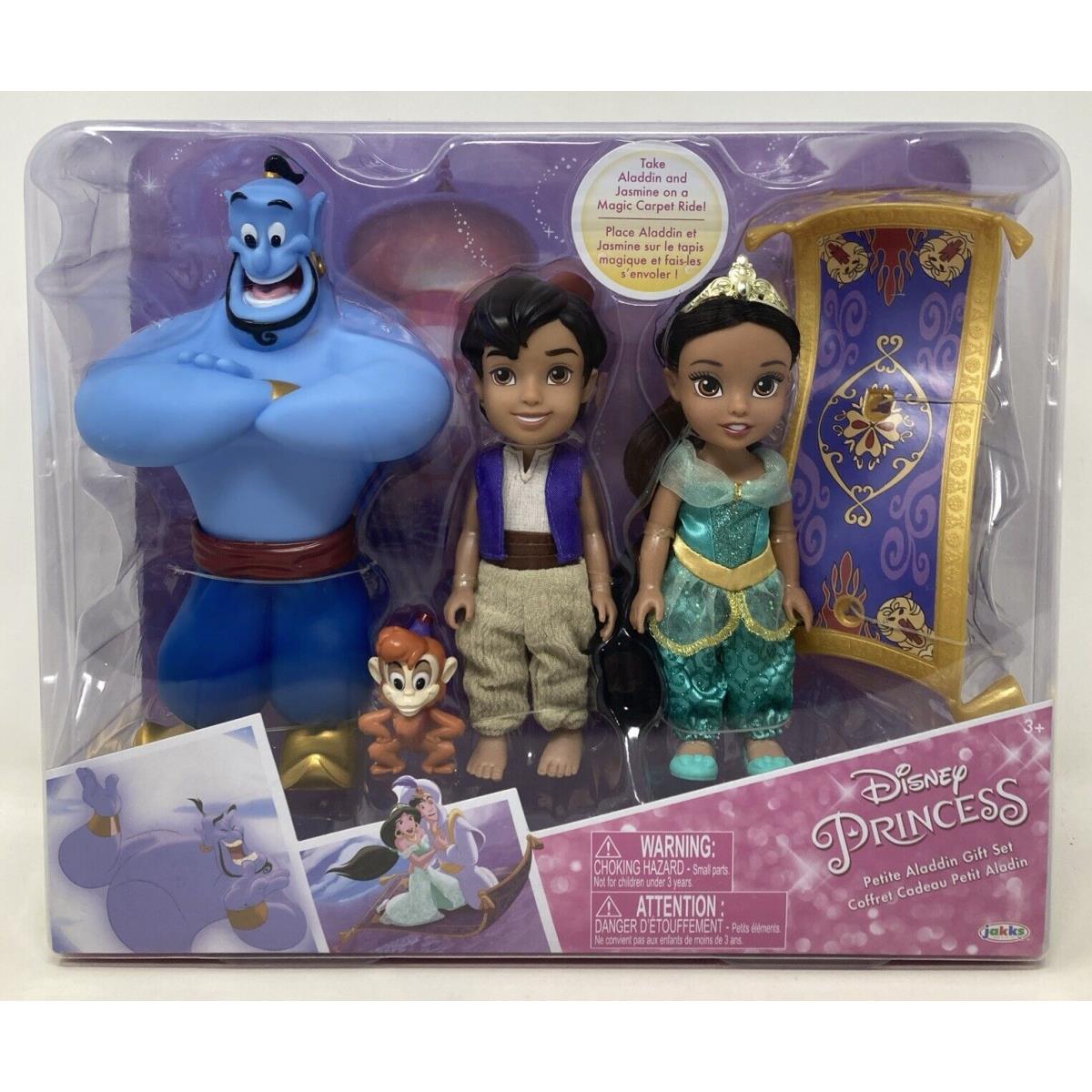 Disney Princess Petite Aladdin Storytelling Set 2019 Jakks Pacific Jasmine Genie