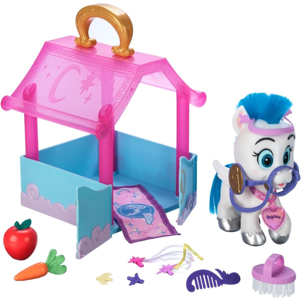 Disney Princess Pet Hercules Pegasus Stable Play Set 14 Pieces Toy Gift