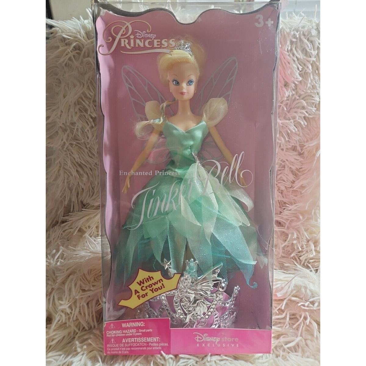 Disney Store Exclusive Enchanted Princess Tinker Bell Doll Crown For You