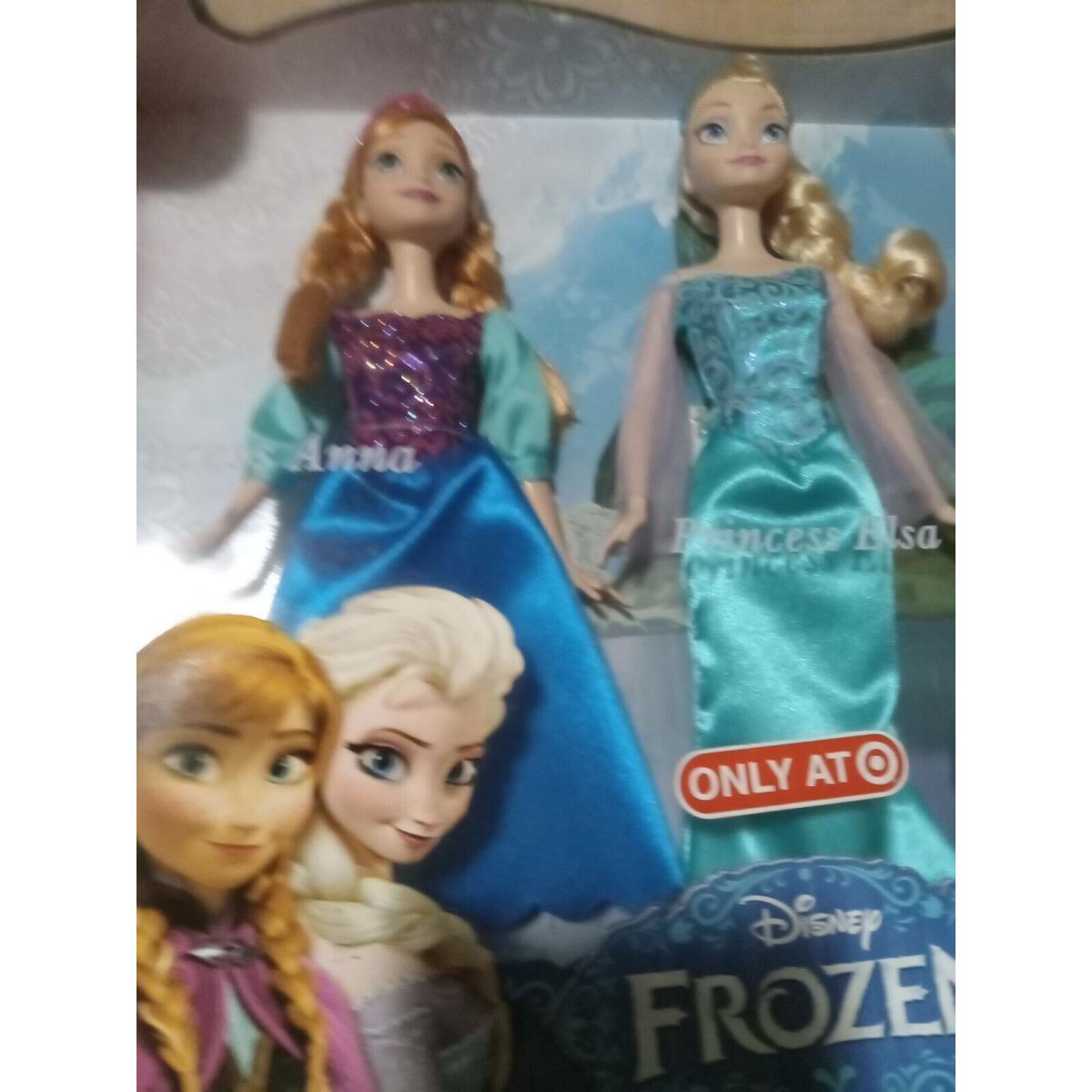 Frozen Dolls Rare Disney 7 Princess Dolls Collection Anna Elsa Ariel Box