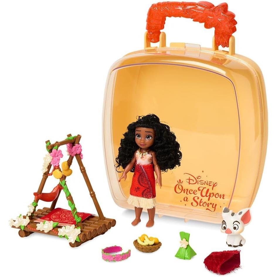 Disney Once Upon a Story Princess Moana 5 Mini Doll Playset Toy Gift