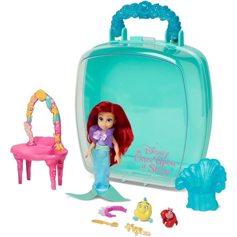 Disney Once Upon a Story The Little Mermaid Princess Ariel 5 Mini Doll Playset