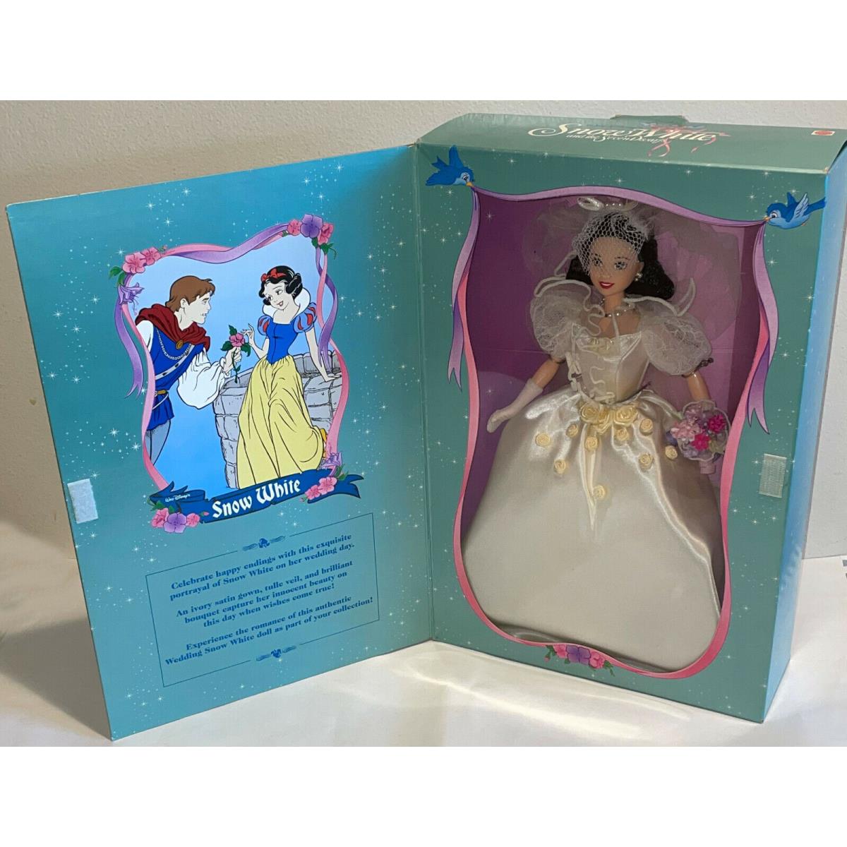 1997 Walt Disney Princess Snow White 7 Dwarfs Wedding Doll 3rd in Series