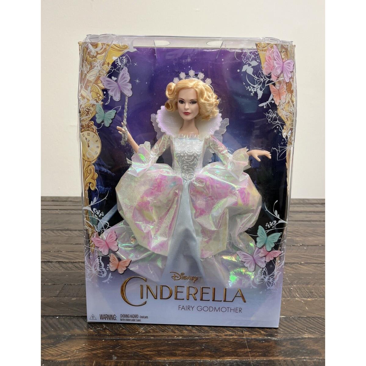 Barbie Cinderella Fairy Godmother Disney Live Action Movie Doll Mattel 2014