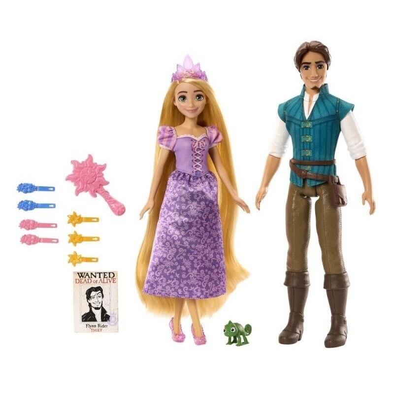 Mattel Disney Princess Locika and Flynn Doll Toy HLW39