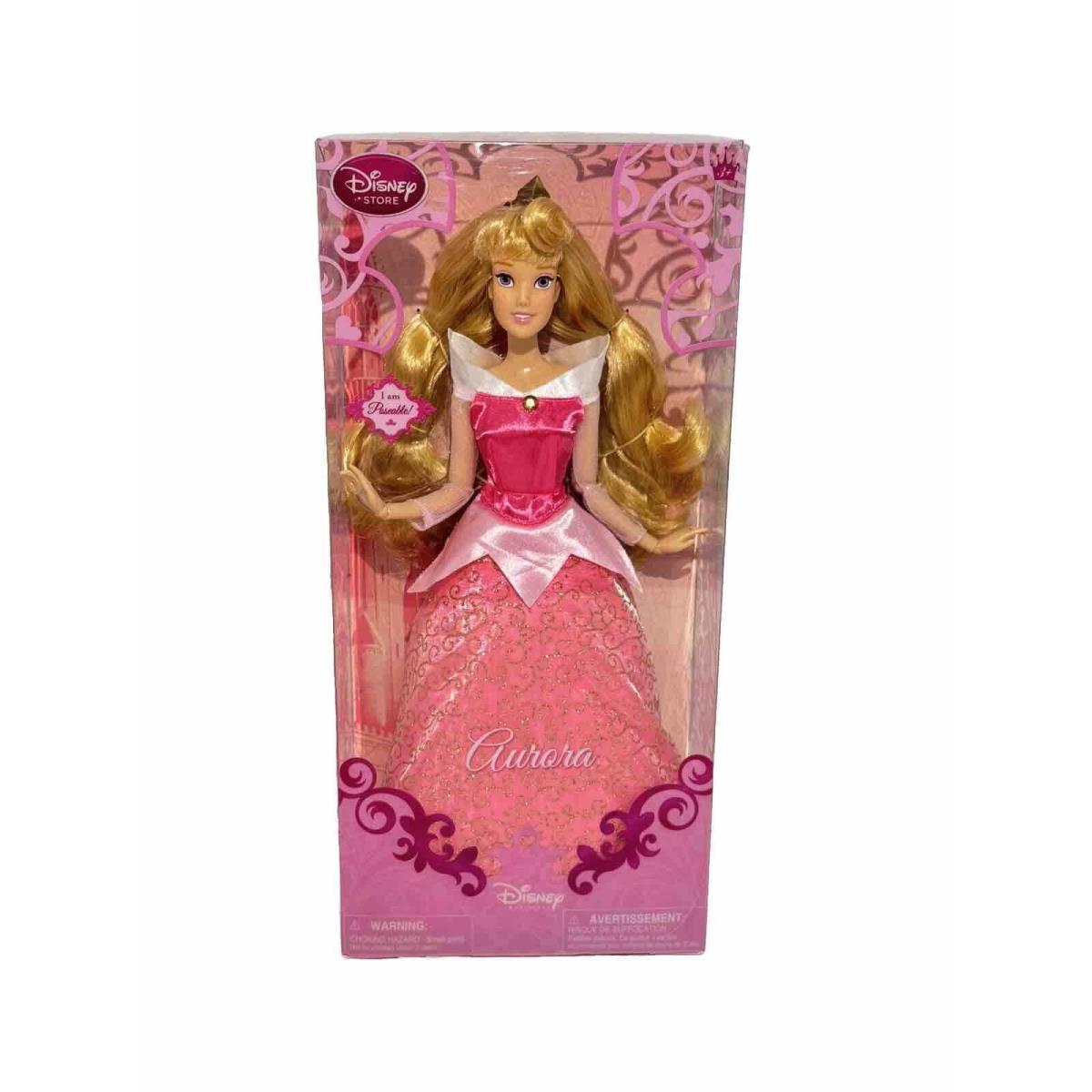 Disney Store Sleeping Beauty Princess Aurora 12`` Poseable Doll