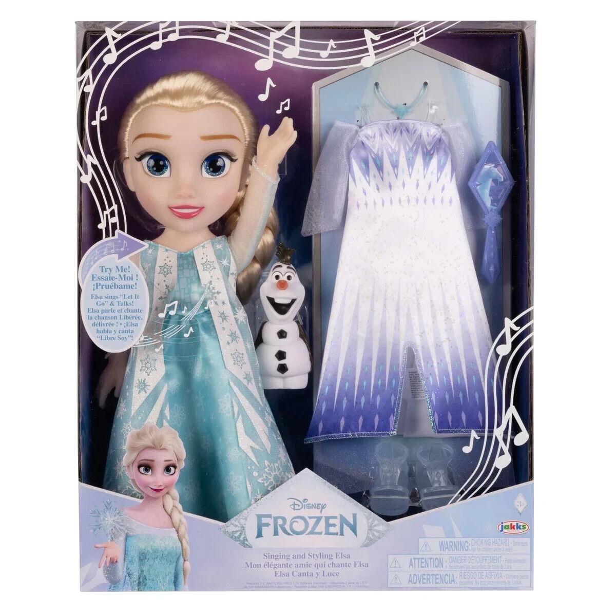 Disney Princess Singing and Styling Doll Elsa W/accessories - Frozen Frozen II