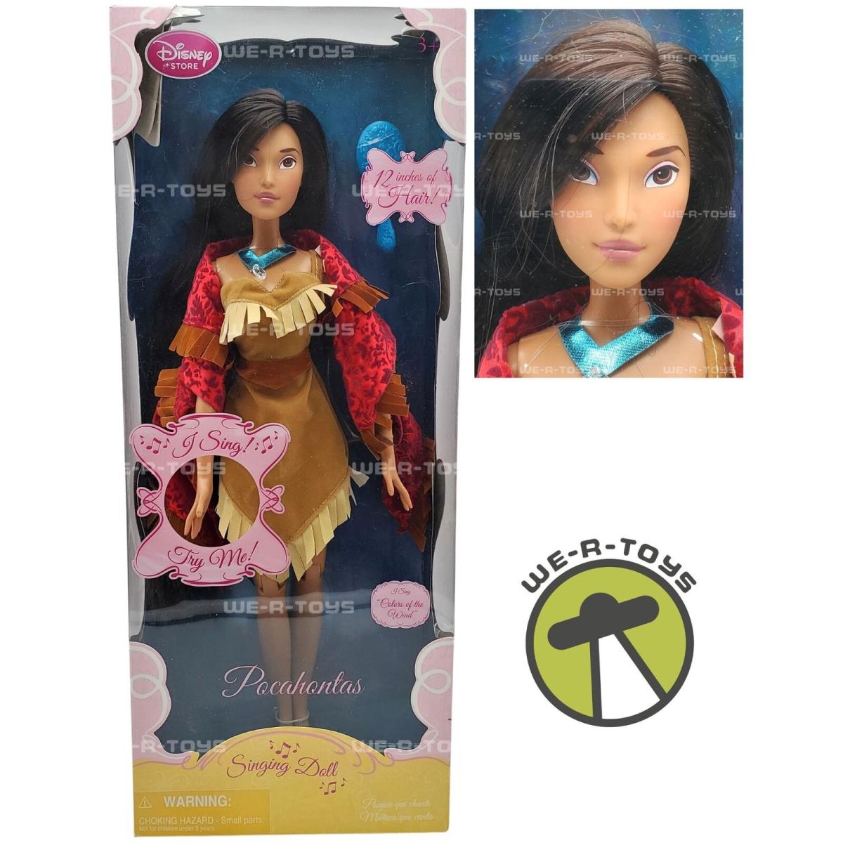 Disney Princess Pocahontas Singing Doll Sings Colors of The Wind 1995 Nrfb