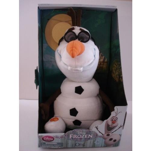 Disney Store Plush Stuffed Toy Olaf The Snowman From Disney`s Movie Frozen