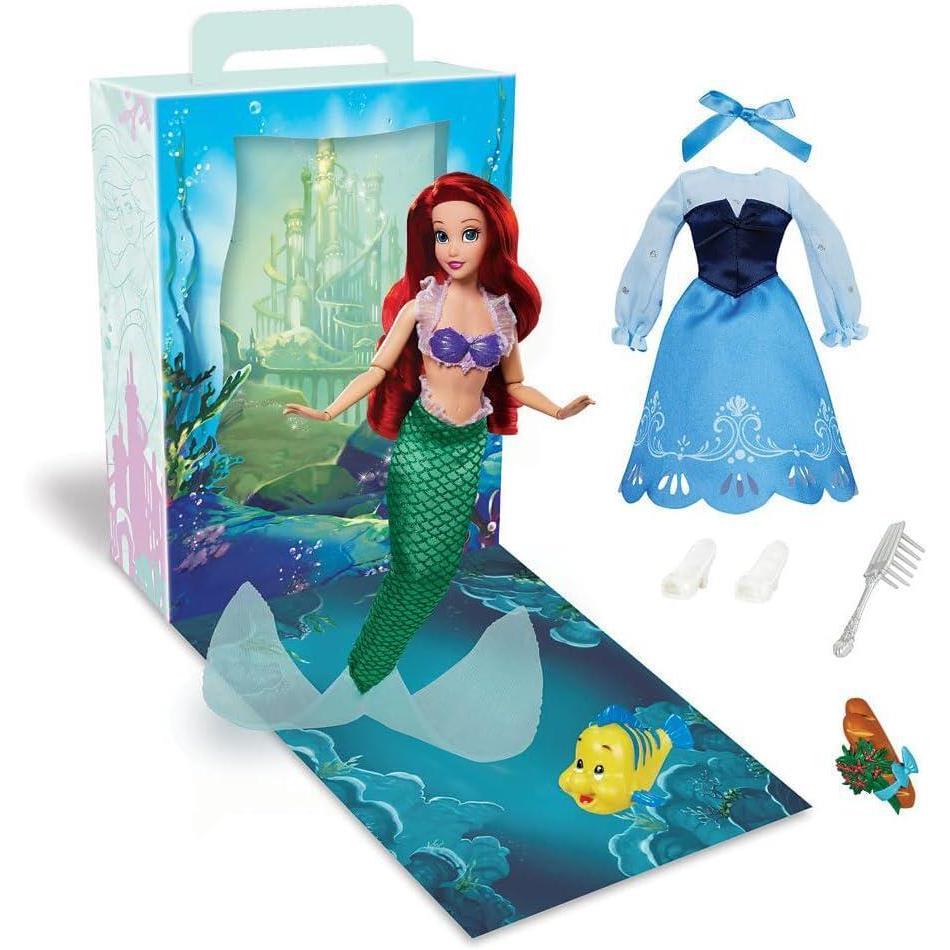 Disney Store Official Princess Story Doll Ariel From The Little Mermaid 11