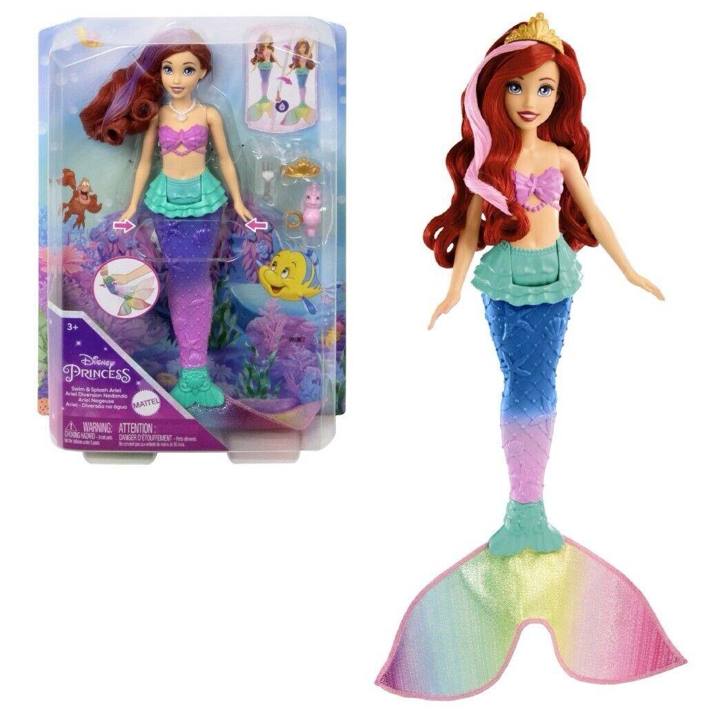 Mattel Disney Princess Ariel Swimming Mermaid Doll Toy HPD43