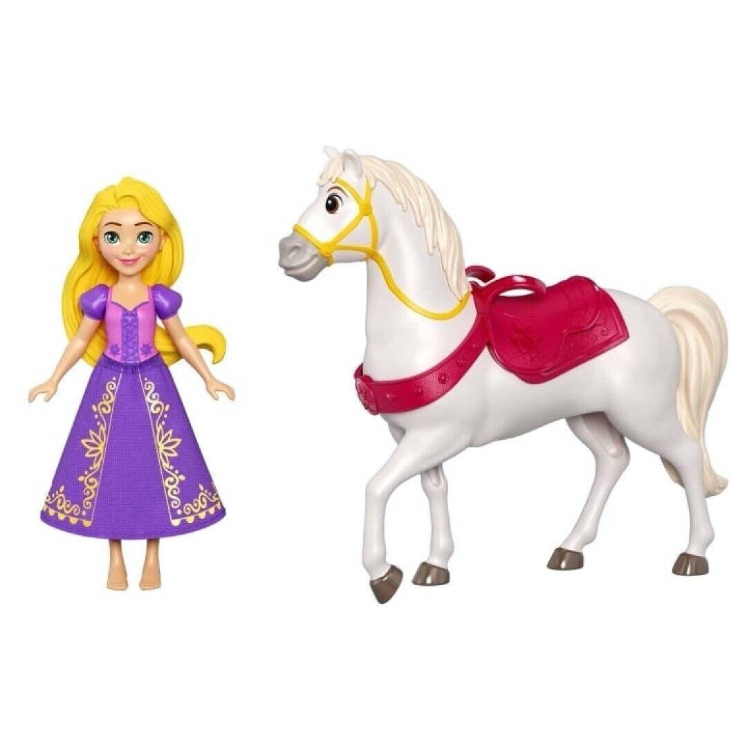 Mattel Disney Princess Rapunzel Doll Maximus Horse Figures Toy HLW84