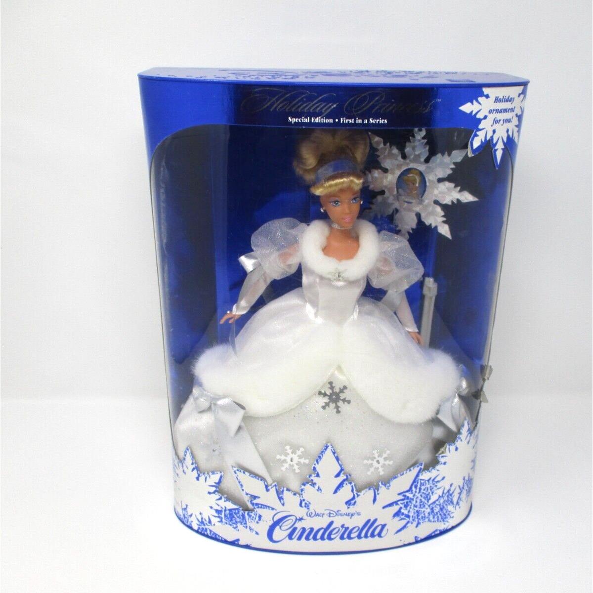 Vintage Disney Holiday Princess Cinderella Barbie Doll 16090 From 1996 Nrfb