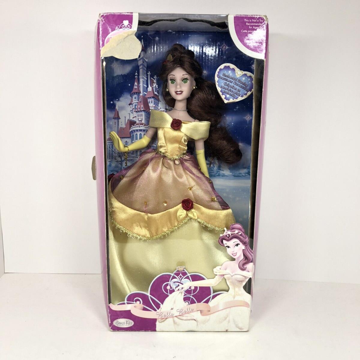 Disney Brass Key Belle Belle Doll 2009 Enchanted Evening Porcelain Collection