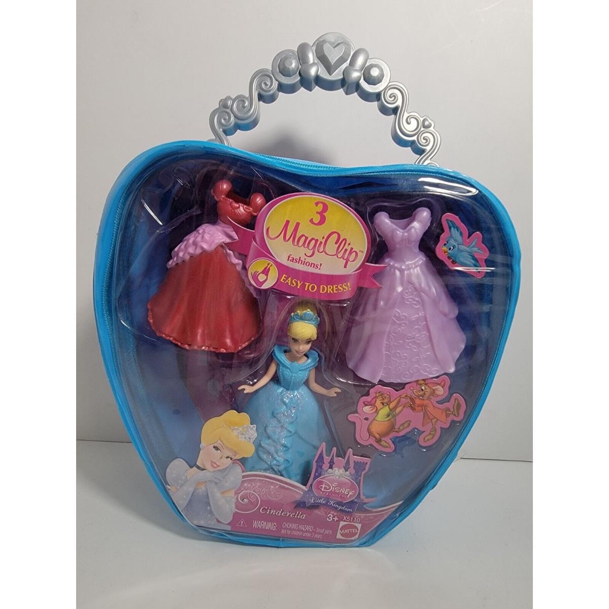 2011 Disney Princess Little Kingdom 3 Magiclip Fashions Cinderella IN Bag