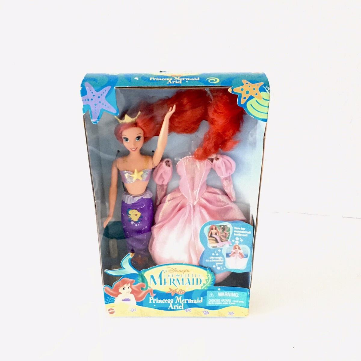 Vintage Disney Little Mermaid Princess Mermaid Ariel Doll by Mattel 1997