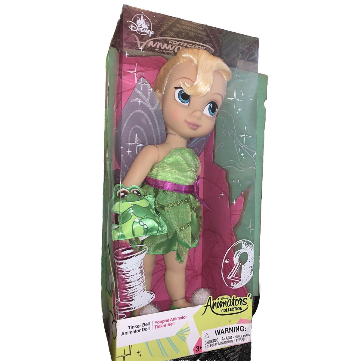 Disney Animators Collection Tinker Bell Doll with Baby Tick Tock The Crocodile