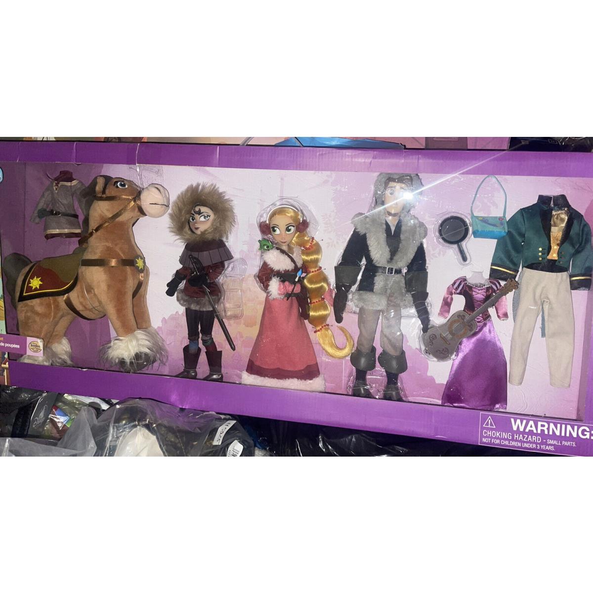 Disney Tangled The Series Deluxe Doll Set Rapunzel Flynn Rider Cassandra Read