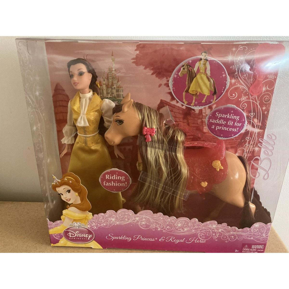 Disney Belle Beauty and The Beast Sparkling Princess and Royal Horse 2010 T1285