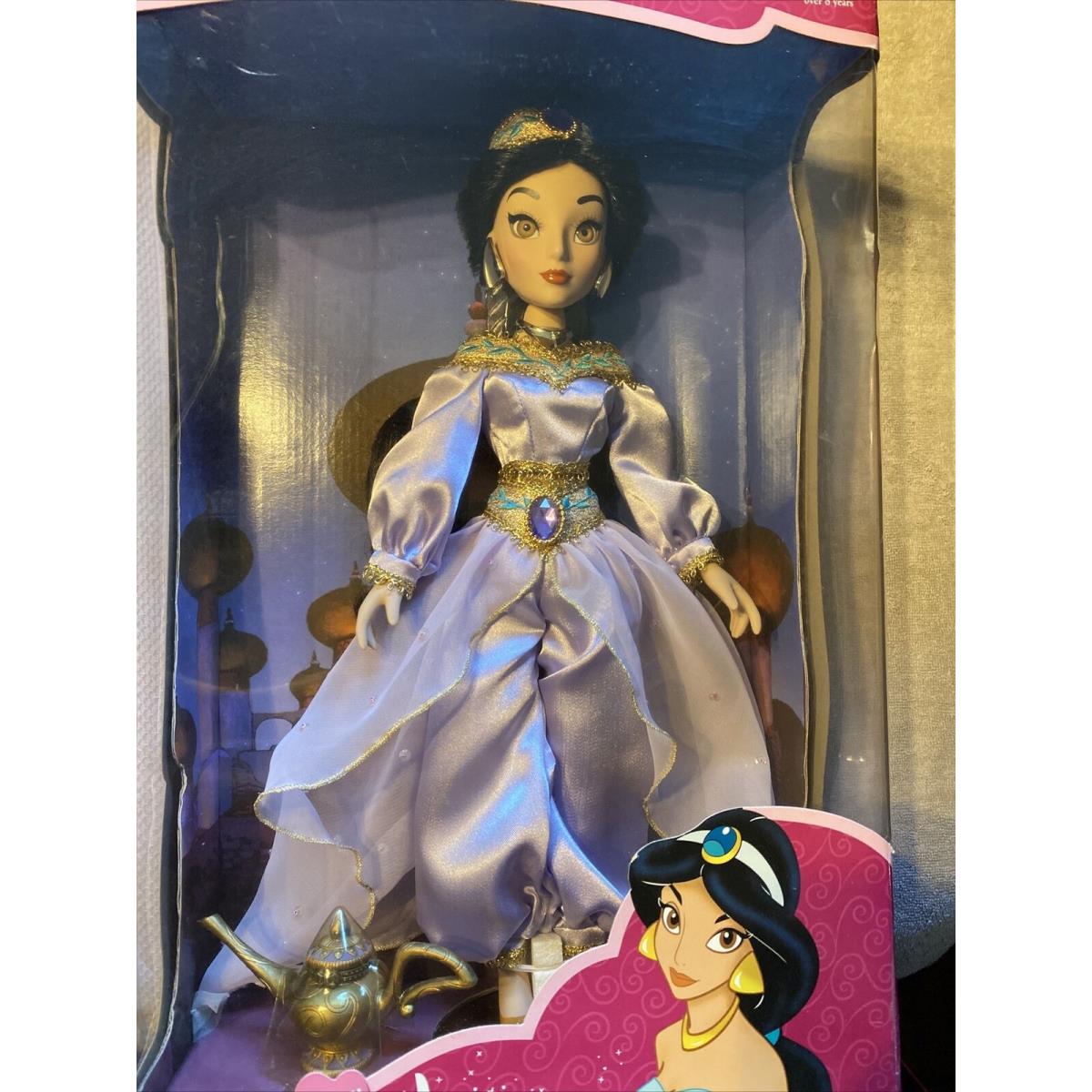 Disney Aladdin Princess Jasmine Keepsake Porcelain Doll 2003 Brass Key 16