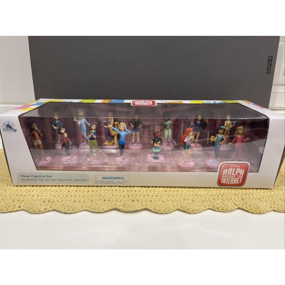 Disney Ralph Breaks The Internet Mega 4 Figure Set W/15 Different Princesses