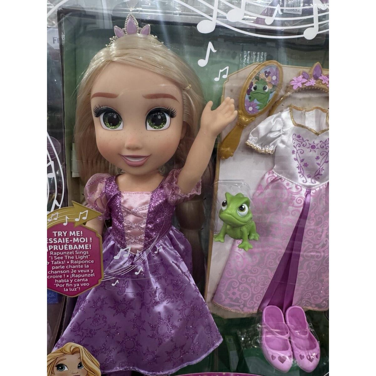 Tangled Rapunzel Disney Princess Dolls Toys with Pascal Singing Talking Doll