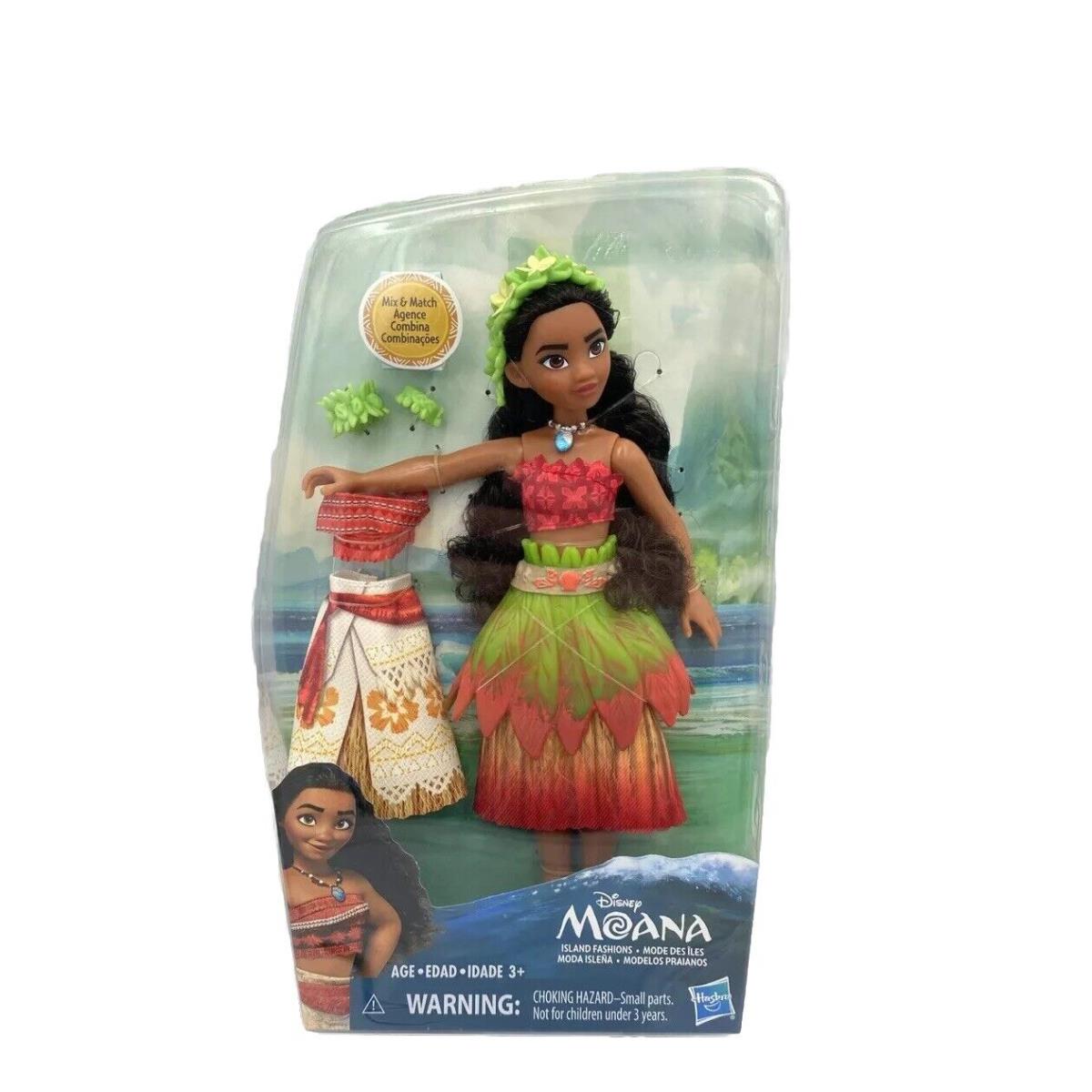 Disney 10 Moana Idland Fashion Mix Match Clothes Accessories Hasbro 2016