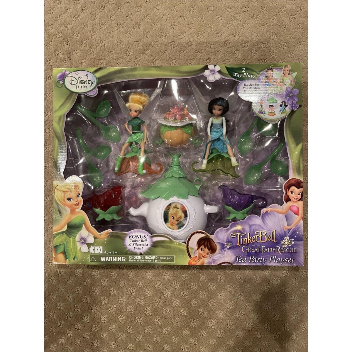 Tinkerbell Tea Part Player Great Fairy Rescue Disney Rare Mint