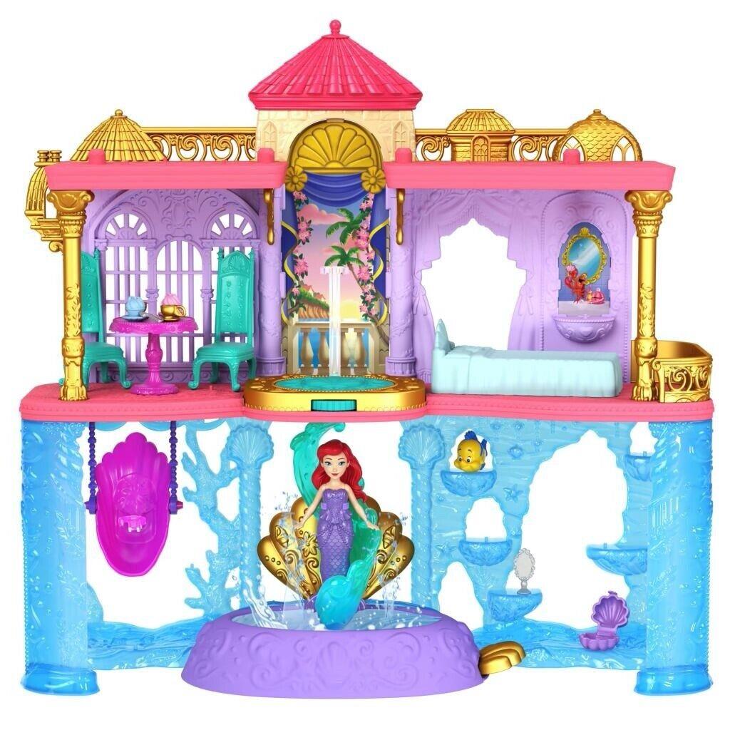 Mattel Disney Princess Little Ariel Doll and The Royal Castle Toy HLW95