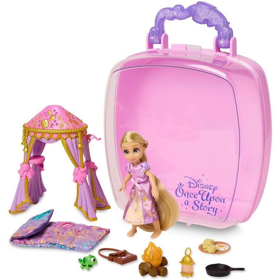 Disney Once Upon a Story Tangled Princess Rapunzel 5 Mini Doll Playset Gift