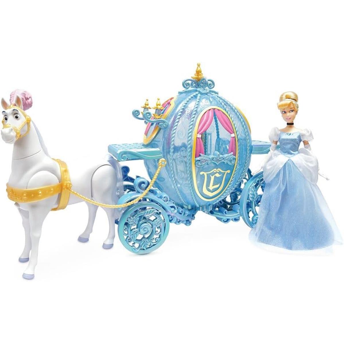 Disney Cinderella Classic Doll and Carriage Deluxe Gift Set Light-up Features